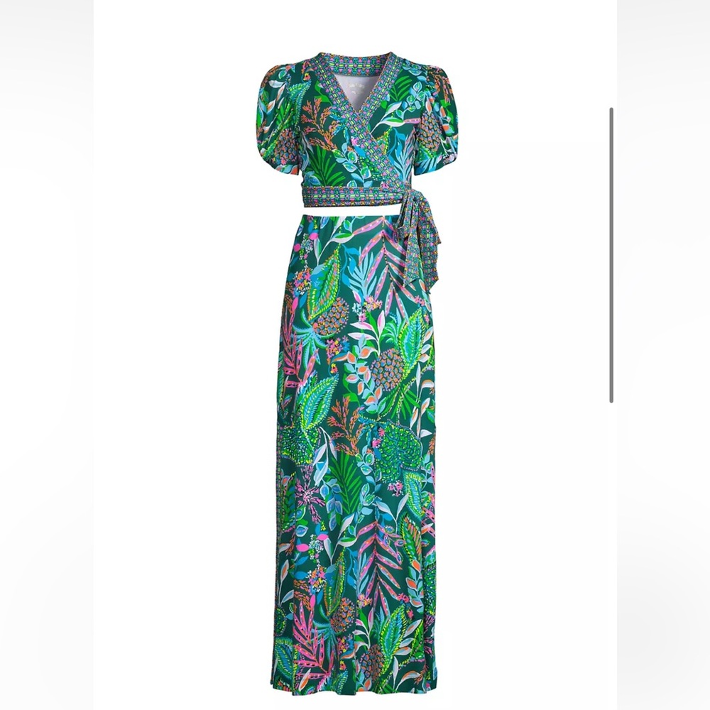 Lilly Pulitzer Sailynn Maxi Skirt and Top Set in Jungle Multi Print
